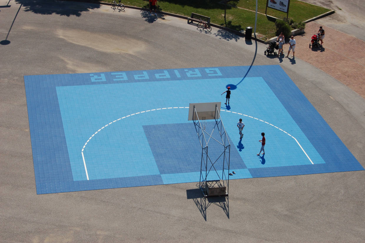 Dalles2sport - Plaque de sol indoor et outdoor pour salle de sport